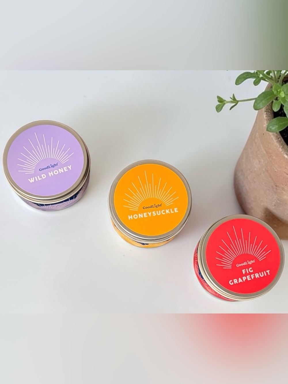 🕯️PICK YOURS-GOODLIGHT 2oz. SCENTED CANDLES IN TINS